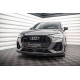 Body kit i vizualni dodaci MAXTON DESIGN prednji lip za Audi Q3 S-Line F3, sjajna crna, V2 | race-shop.hr