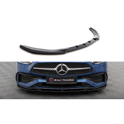 MAXTON DESIGN prednji lip za Mercedes-Benz C AMG-Line W206, sjajna crna, V1
