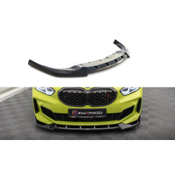 MAXTON DESIGN prednji lip za BMW 1 F40 M-Pack / M135i, sjajna crna, V6