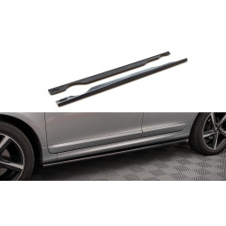 MAXTON DESIGN difuzori bočnih pragova za Volvo XC60 R-Design Mk1 Facelift, sjajna crna