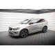 Body kit i vizualni dodaci MAXTON DESIGN difuzori bočnih pragova za Volvo XC60 R-Design Mk1 Facelift, sjajna crna | race-shop.hr