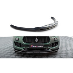MAXTON DESIGN prednji lip za Maserati Levante Mk1, sjajna crna, V2