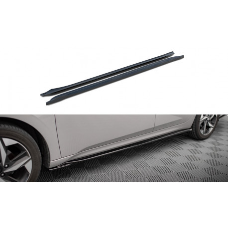 Body kit i vizualni dodaci MAXTON DESIGN difuzori bočnih pragova za Hyundai Elantra Mk7, sjajna crna | race-shop.hr