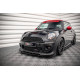 Body kit i vizualni dodaci MAXTON DESIGN prednji lip za Mini Cooper John Cooper Works R56, sjajna crna, V3 | race-shop.hr