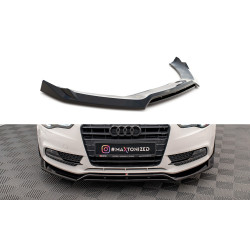 MAXTON DESIGN prednji lip za Audi A5 Coupe 8T Facelift, sjajna crna, V2