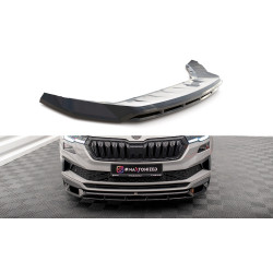 MAXTON DESIGN prednji lip za Skoda Karoq Sportline Mk1 Facelift, sjajna crna