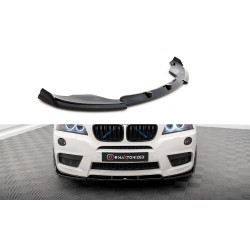 MAXTON DESIGN prednji lip za BMW X3 M-Pack F25, sjajna crna