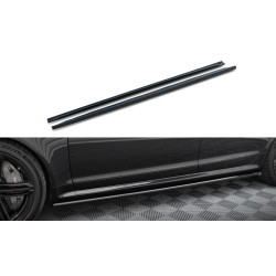 MAXTON DESIGN difuzori bočnih pragova za Audi RS6 Avant C6, sjajna crna, V2