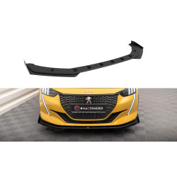 MAXTON DESIGN Street Pro prednji lip + krila za Peugeot 208 GT Mk2, crna