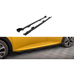 MAXTON DESIGN Street Pro difuzori bočnih pragova + krila za Peugeot 208 GT Mk2, crna