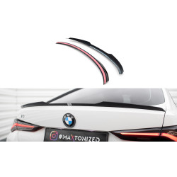 MAXTON DESIGN lip gepeka za BMW i4 M-Pack G26, sjajna crna