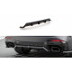 Body kit i vizualni dodaci MAXTON DESIGN središnji stražnji difuzor za BMW X3 M-Pack G01 Facelift (s vertikalnim prugama), sjajna crna | race-shop.hr