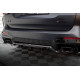 Body kit i vizualni dodaci MAXTON DESIGN središnji stražnji difuzor za BMW X3 M-Pack G01 Facelift (s vertikalnim prugama), sjajna crna | race-shop.hr