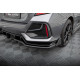 Body kit i vizualni dodaci MAXTON DESIGN središnji stražnji difuzor + krila za Honda Civic Sport Mk 10 Facelift, sjajna crna | race-shop.hr