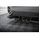 Body kit i vizualni dodaci MAXTON DESIGN središnji stražnji difuzor + krila za Honda Civic Sport Mk 10 Facelift, sjajna crna | race-shop.hr