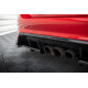 Body kit i vizualni dodaci Središnji stražnji razdjelnik (s vertikalnim prugama) V.1 + peraje Honda Civic Type-R Mk 11 | race-shop.hr