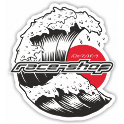 Naljepnica race-shop Japan Wave
