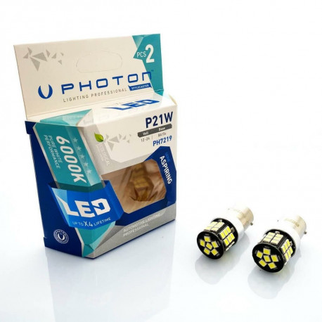 Žarulje i xenon svjetla PHOTON LED EXCLUSIVE SERIES PY21W žarulja za unutrašnjost 12V 21W BAU15s amber CAN (2 kom) | race-shop.hr