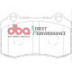 Kočioni diskovi DBA STRAŽNJE KOČIONE PLOČICE DBA Street Performance DB1936SP | race-shop.hr