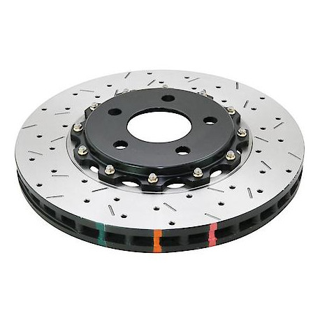 Kočnice DBA DBA 5000 series Crossed Drilled & Slotted 2-dijelni Black Hat DBA5046BLKXS (2 kom) | race-shop.hr