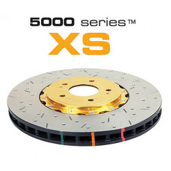 DBA 5000 series Crossed Drilled & Slotted 2-dijelni Gold Hat DBA52654GLDXS (2 kom)