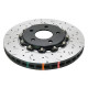 Kočnice DBA DBA 5000 series Crossed Drilled & Slotted 2-dijelni Black Hat DBA52355BLKXS (2 kom) | race-shop.hr