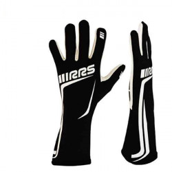 Trkaće rukavice RRS Grip 2 sa FIA (unutarnje šivanje) crno bijele