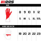 Rukavice Trkaće rukavice DYNAMIC 2 sa FIA (unutarnje šivanje) Crvene | race-shop.hr