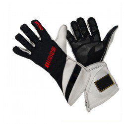 Trkaće rukavice RRS Virage 2 FIA (vanjsko šivanje) crno/crvene