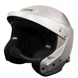 FIA otvorena trkaća kaciga RRS Protect WRC SPORT PLUS, srebrna