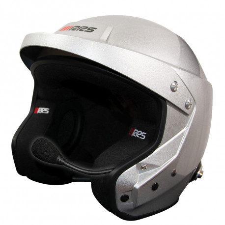 Otvorene kacige FIA otvorena trkaća kaciga RRS Protect WRC SPORT PLUS, srebrna | race-shop.hr