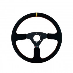 Sportski volan s 3 kraka RRS Off Road, 380mm, koža, bez uvlačenja, crna/žuta