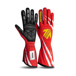 Trkaće rukavice MOMO CORSA PRO sa FIA homologacijom (vanjsko šivanje) Crvene