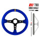 Volani Sportski volan s 3 kraka RRS Corsa 90, 350mm, brušena koža, 90mm uvlačenje, plava/crna/žuta | race-shop.hr