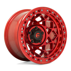 Fuel D121 UNIT BEADLOCK felga 17x9 5x127 71.5 ET-15, Candy red