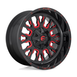 Fuel D612 STROKE felga 24x14 8x165.1 125.1 ET-75, Gloss black
