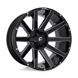 Fuel D615 CONTRA felga 24x12 8x170 125.1 ET-44, Gloss black