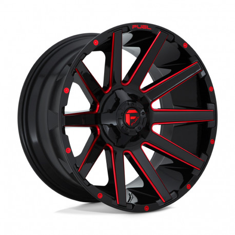 ALU felge Fuel Fuel D643 CONTRA felga 22x10 6x135/6x139.7 106.1 ET-19, Gloss black | race-shop.hr