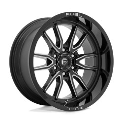 Fuel D761 CLASH felga 20x9 8x165.1 125.1 ET1, Gloss black