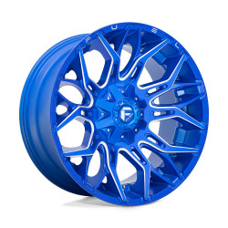 Fuel D770 TWITCH felga 22x10 8x165.1 125.1 ET-18, Anodized blue