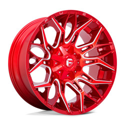 Fuel D771 TWITCH felga 22x10 8x180 124.2 ET-18, Candy red