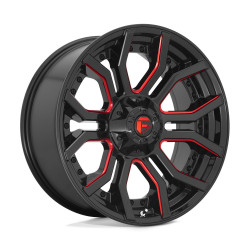 Fuel D712 RAGE felga 20x9 6x135/6x139.7 106.1 ET1, Gloss black