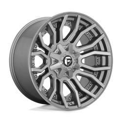 Fuel D713 RAGE PLATINUM felga 20x10 8x180 124.2 ET-18, Gunmetal