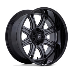 Fuel DARKSTAR felga 24x12 6x114.3/6x139.7 78.1 ET-44, Matte gunmetal