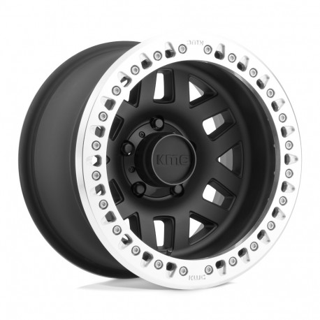 ALU felge KMC KMC KM229 MACHETE CRAWL BEADLOCK felga 17x9 6x139.7 108 ET-38, Satin black | race-shop.hr