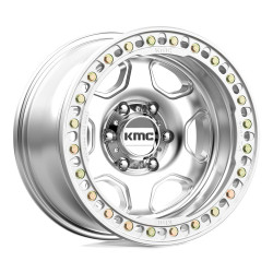 KMC KM233 HEX BEADLOCK felga 17x9 5x127 71.5 ET-38, Silver