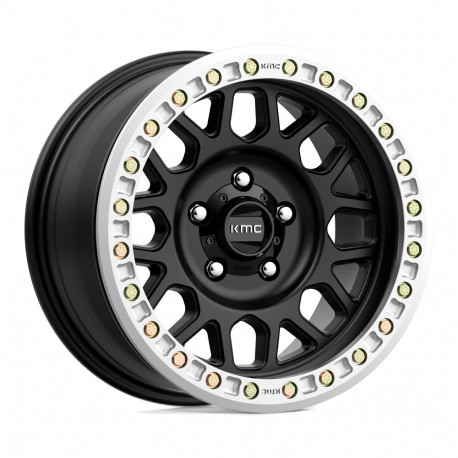 ALU felge KMC KMC KM234 GRENADE DESERT BEADLOCK felga 20x9 6x139.7 108 ET-12, Satin black | race-shop.hr