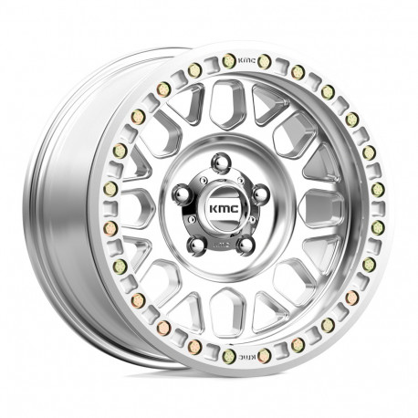 ALU felge KMC KMC KM234 GRENADE DESERT BEADLOCK felga 20x9 8x165.1 125.1 ET-12, Silver | race-shop.hr