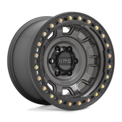 KMC KM236 TANK BEADLOCK felga 17x9 5x127 71.5 ET-38, Anthracite