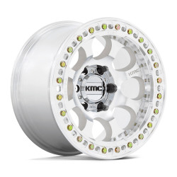 KMC KM237 RIOT BEADLOCK felga 17x9 5x127 71.5 ET-38, Silver
